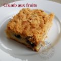 Carré Crumb cake aux Fruits