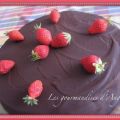 Gâteau fraises au chocolat, Recette Ptitchef