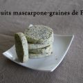Biscuits au mascarpone et graines de pavot