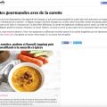 Velouté de carottes, potiron et fenouil,[...]