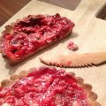 Tarte aux pralines roses