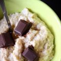 Porridge noix de coco et chocolat