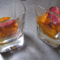 VERRINES A LA CAROTTE ET MAGRET DE CANARD