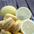 Macaron tout rond au citron...
