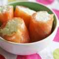 menu 537 : roulé de saumon et pomme verte ou[...]