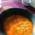Un bon curry maison légumes et chorizo