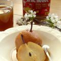 Poires pochées au thé Earl Grey