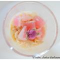 Verrines de fraises aux loukoums