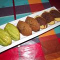 Trio de madeleines chocolat citron, café et thé[...]