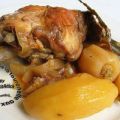 Lapin au cidre, oignons, navets et pommes de[...]