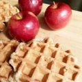 GAUFRES AUX POMMES ET CANNELLE