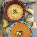 Velouté de tomates et pois chiches