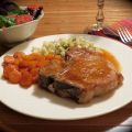 Côtelettes de porc au four à l'antillaise
