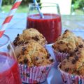Muffins Speculoos et Smothie Framboises-Oranges