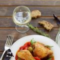 Poulet aux poivrons à la romaine