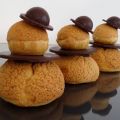Religieuses caramel-chocolat