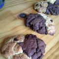Cookies marbrés au chocolat-noistte, vanille et[...]