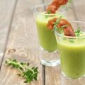 Velouté de petits pois au lait de coco et au[...]