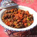 Tajine à la viande hachée aux épices