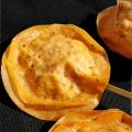 Sucettes de feuille de brick au fromage