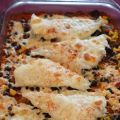 Gratin de poisson et riz à la mexicaine dans un[...]