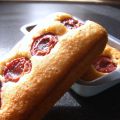 Financiers à la pistache et cerises.