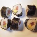 Makis de thon et avocat