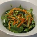 Salade de carotte et de concombre marinés