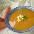 Potage carottes/patates douces aux poireaux,[...]