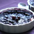 Flan aux myrtilles