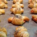 MINIS CROISSANTS AU SAUMON