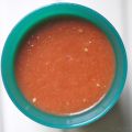 Gaspacho à la pastèque et aux tomates