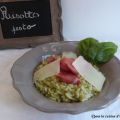 Risotto au pesto et son jambon cru / Pesto and[...]