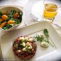 Tartare de boeuf au chèvre de J.-F. Plante