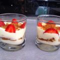Verrines fraises speculoos