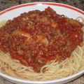 Sauce spaghetti aux 2 viandes de Diane