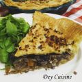 Pie à la queue de boeuf, menthe & oignons rouge[...]
