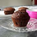 Muffins chocolat, coeur fondant chocolat blanc,[...]