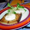 Grillé de pain d'épices au chèvre frais et au[...]