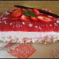 Entremet vanille fraise