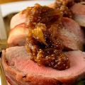 Filet de porc au bacon, érable et pommes