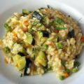 Risotto printanier végétarien