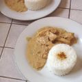 Poulet curry et oignons facile