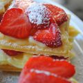 Feuilletés Vanille et Fraise + Fête des Mamans