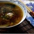 Soupe asiatique aux boulettes, Recette Ptitchef