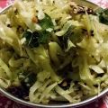 Thoran - Sauté de chou - Stir fried cabbage
