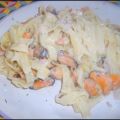 Pâtes aux fruits de mer, Recette Ptitchef