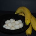 Confiture de bananes et litchis