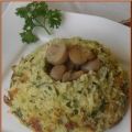 Couronne de courgettes, Recette Ptitchef