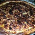 Tarte aux pommes, amandes, chocolat, miel et[...]